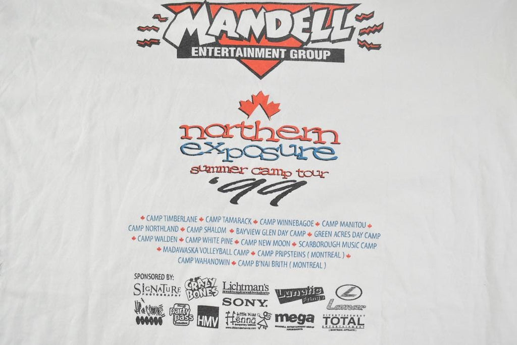Vintage 1999 Roots Summer Camp Graphic T-Shirt