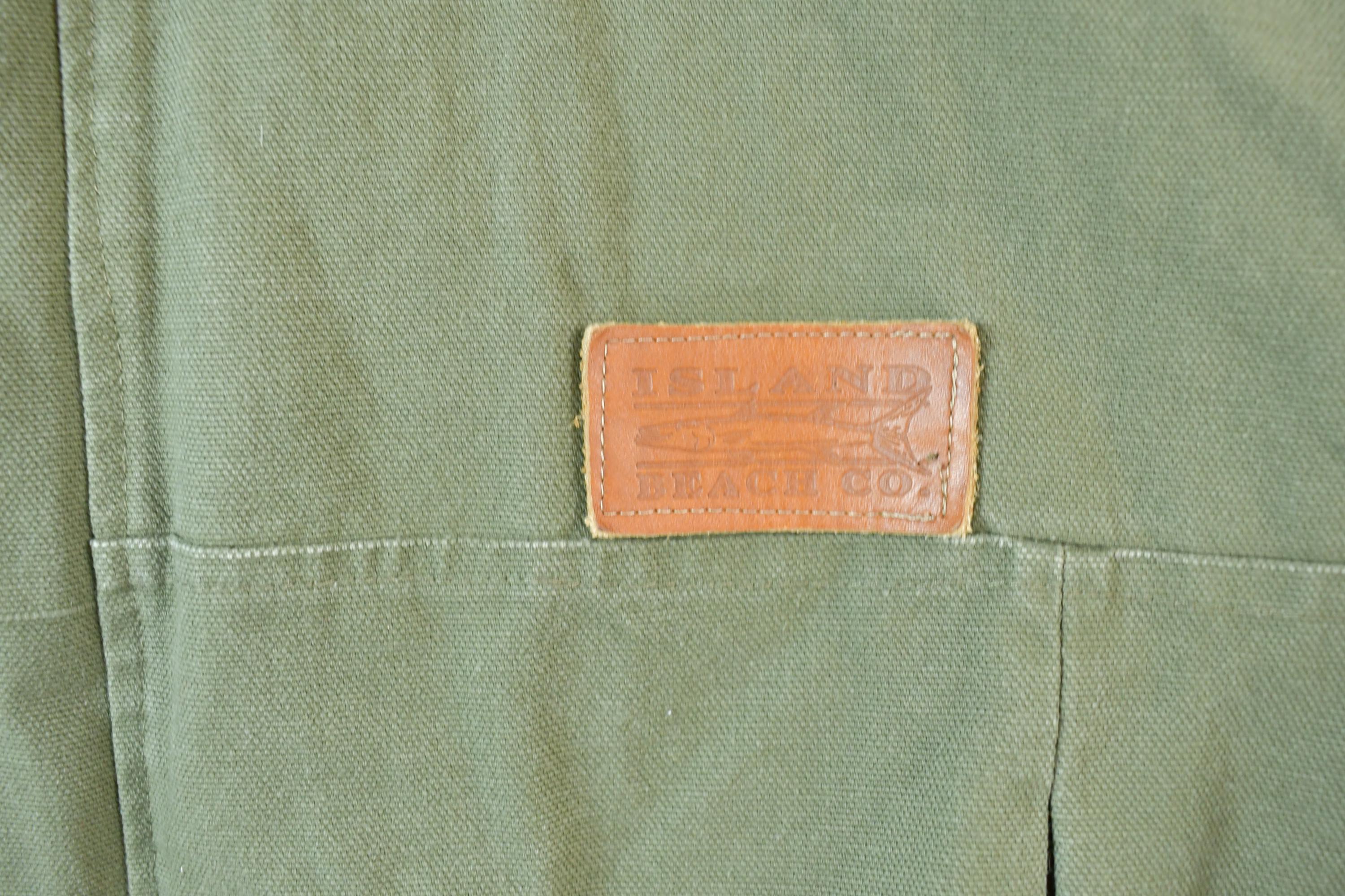 Vintage 1990s Beach Island Company Light Canvas Spring Jacket