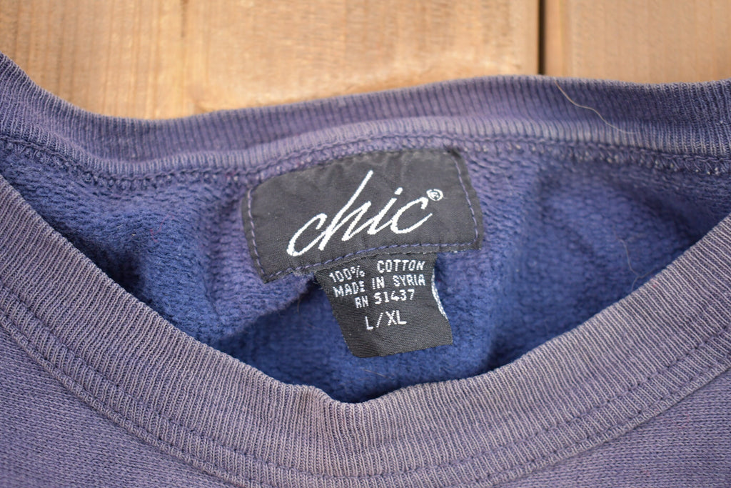 Vintage 1990s Sunflower Chic Graphic Crewneck