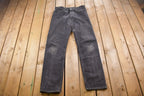 Vintage 1990s Levi's 505 Red Tab Black Jeans Size 35 x 34