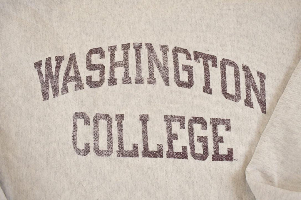 Vintage Y2K Washington College Champion Reverse Weave Sweatshirt Men's M / 2000s Heavyweight Sweater / 2000s Cross Grain