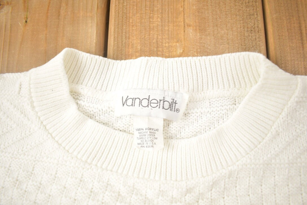 Vintage 1990s Vanderbilt Knitted Crewneck Sweater