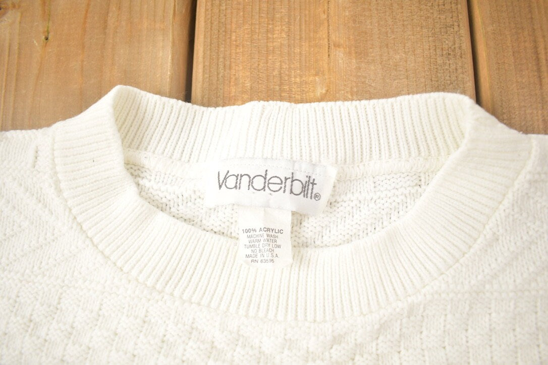 Vintage 1990s Vanderbilt Knitted Crewneck Sweater