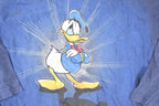 Vintage 1990s Donald Duck Graphic Print Disney Long Sleeve T Shirt Men's L