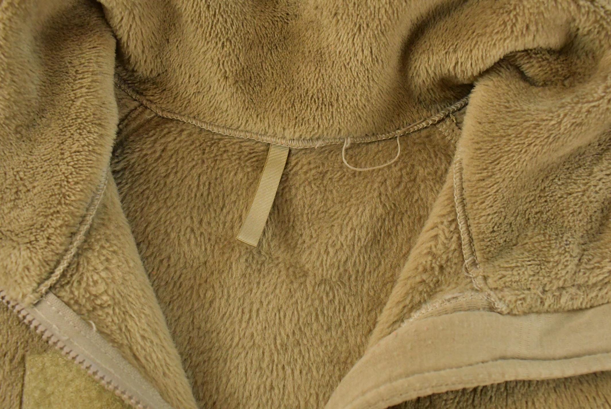 Vintage 1990s Military Cold Weather Full Zip Fleece Sweater Men's XL / Streetwear Fashion / Army Jacket