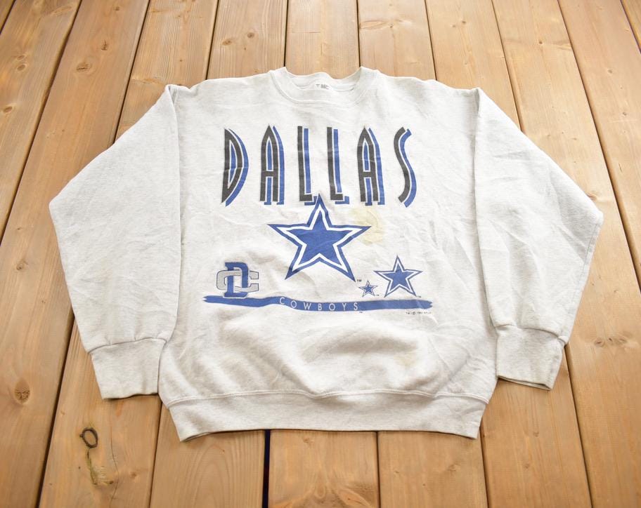 Vintage 1993 Dallas Cowboys NFL Football Crewneck Sweatshirt Made In USA