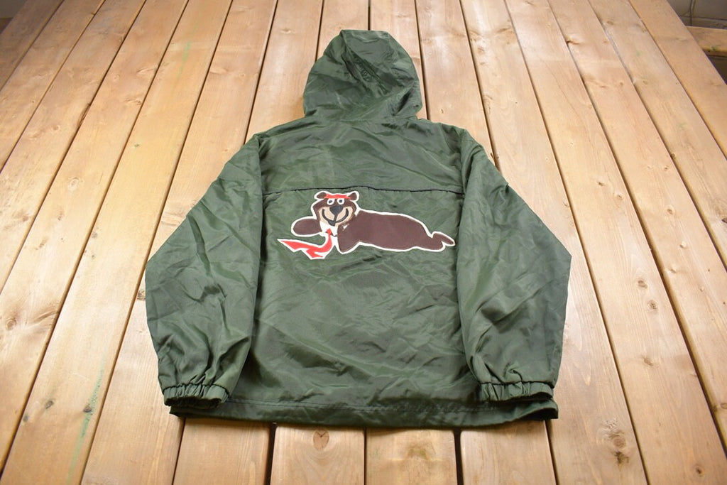Vintage 2000s Basic Edition Yogi Bear Patchwork Jacket