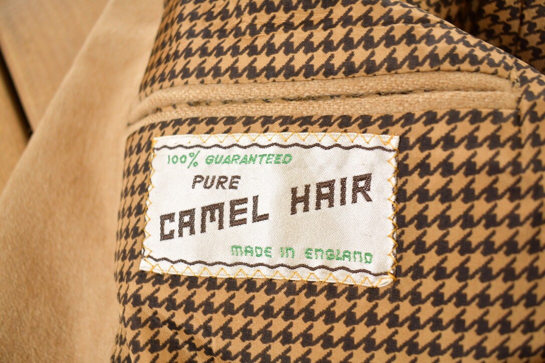 Vintage 1970s 100% Camel Hair Blazer