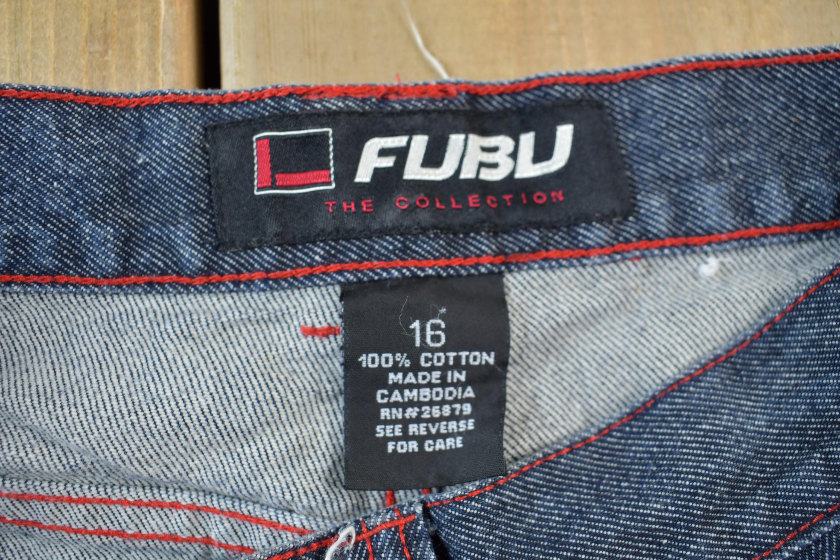 Vintage 2000s Fubu Jean Shorts