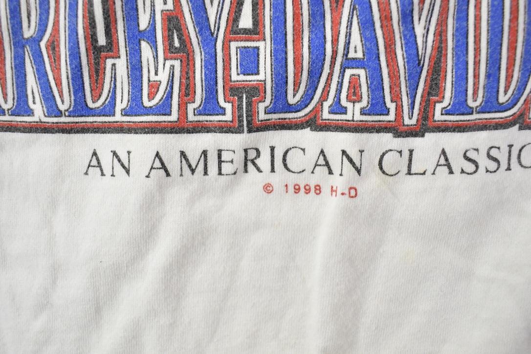 Vintage 1990s Harley Davidson American Classic Graphic T-Shirt