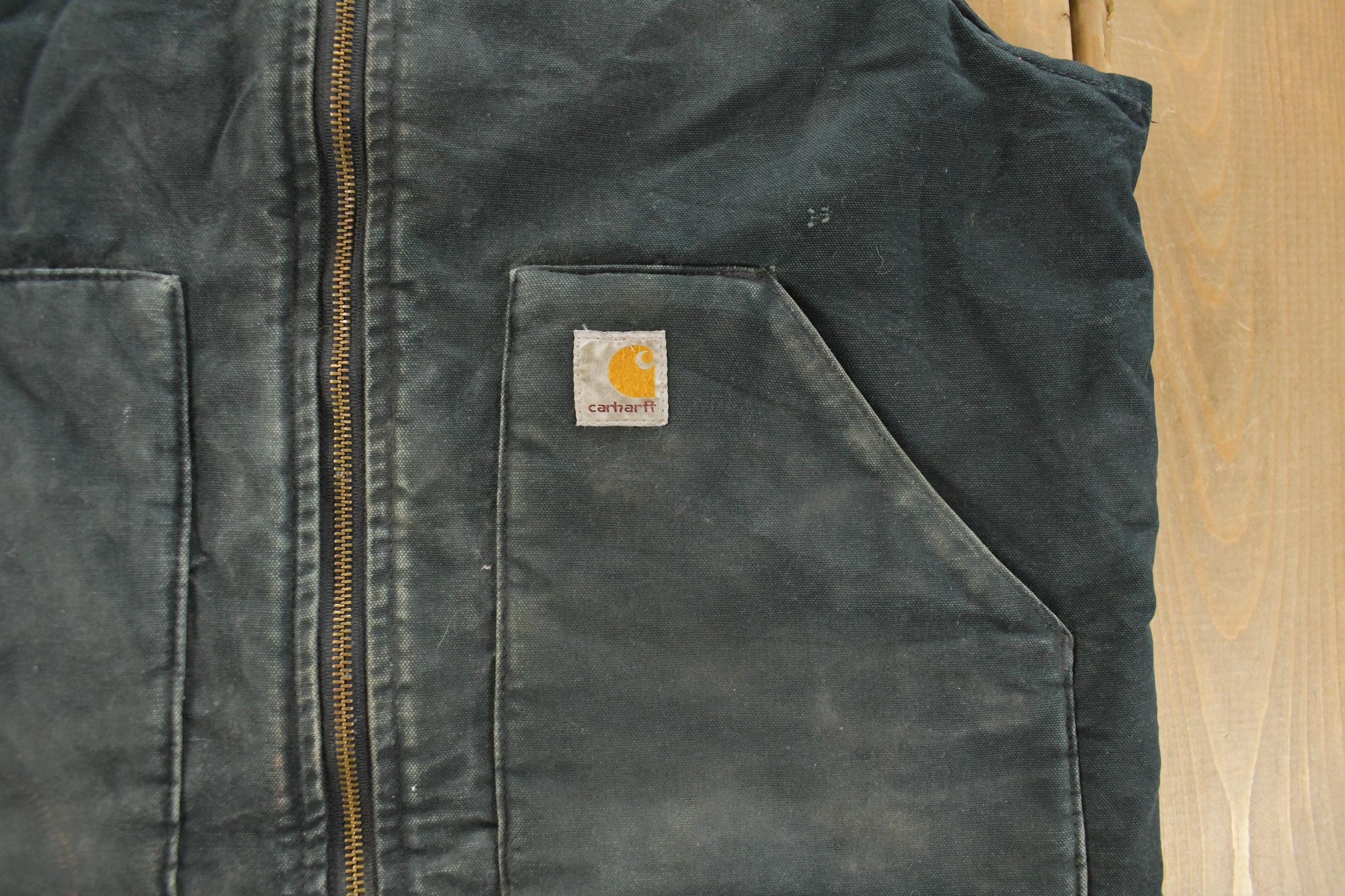 Vintage 1990s Carhartt Jacket Vest Mens Large Tall