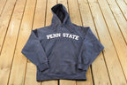 Vintage Y2K University Penn State Hoodie Sweatshirt Men's S / NCAA College Spellout / Y2K Heavyweight Collegiate Sweater