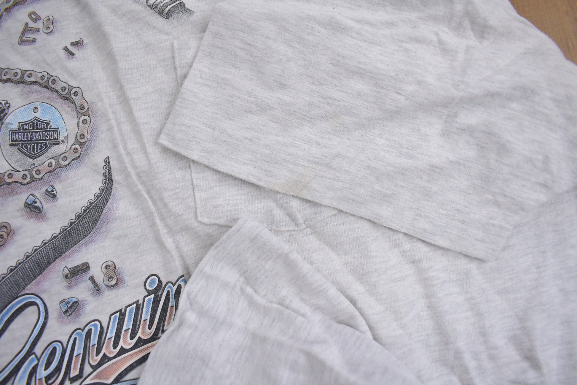 Vintage 1995 Sauk Prairie Harley Davidson Motorcycles T-Shirt