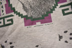Vintage 1993 Aztec Wolf Theme Crewneck