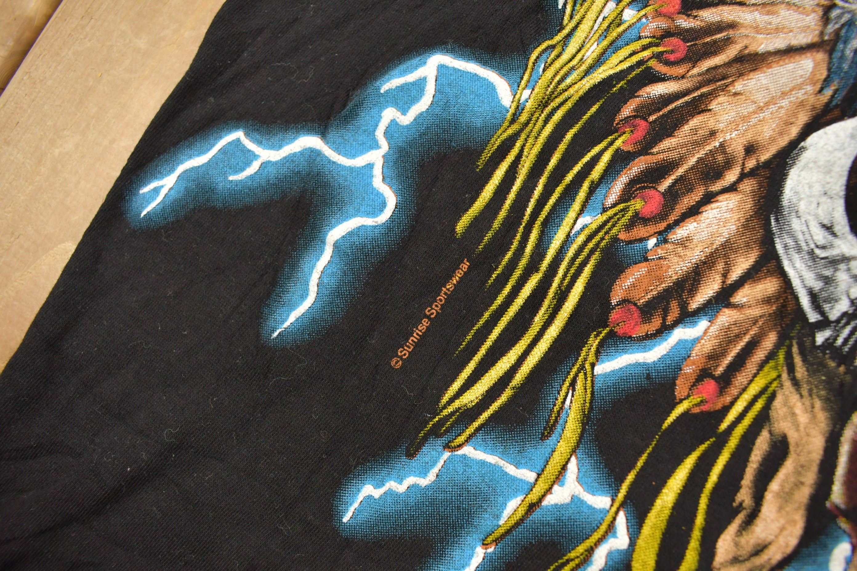 Vintage 1990s American Thunder Native American Style T-Shirt