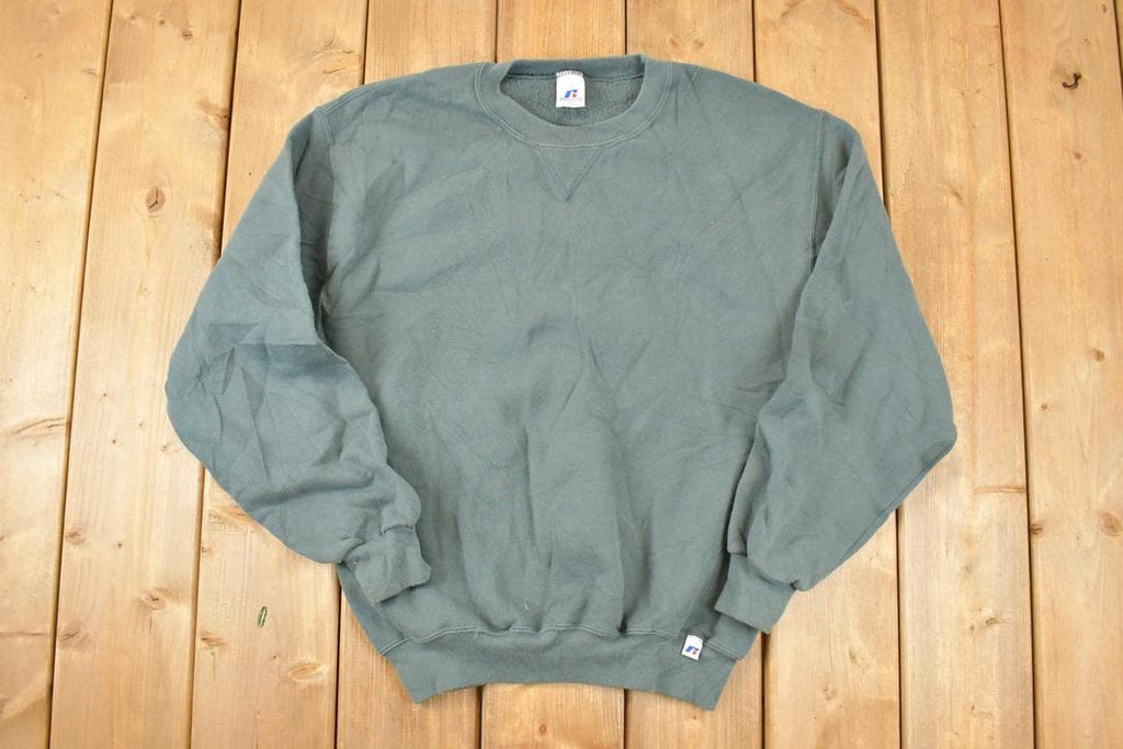 Vintage 1990s Russell Athletics Blank Crewneck Sweatshirt Mens M