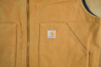 Vintage 1990s Carhartt Quilt Lined Jacket Vest Mens Large
