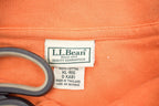 Vintage 1990s LL Bean Blank Quarter Button Collared Sweatshirt