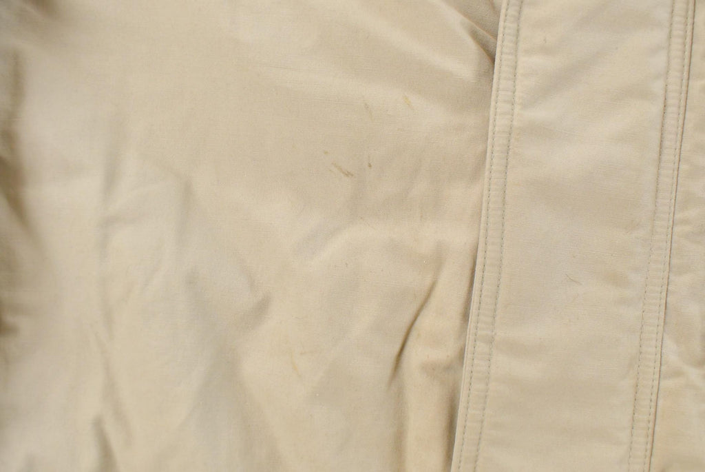 Vintage 1990s L.L. Bean Utility Parka Jacket Men's Medium / Vintage Winter Jacket / Full Zip / Streetwear / 1990s LL Bean / Beige Jacket