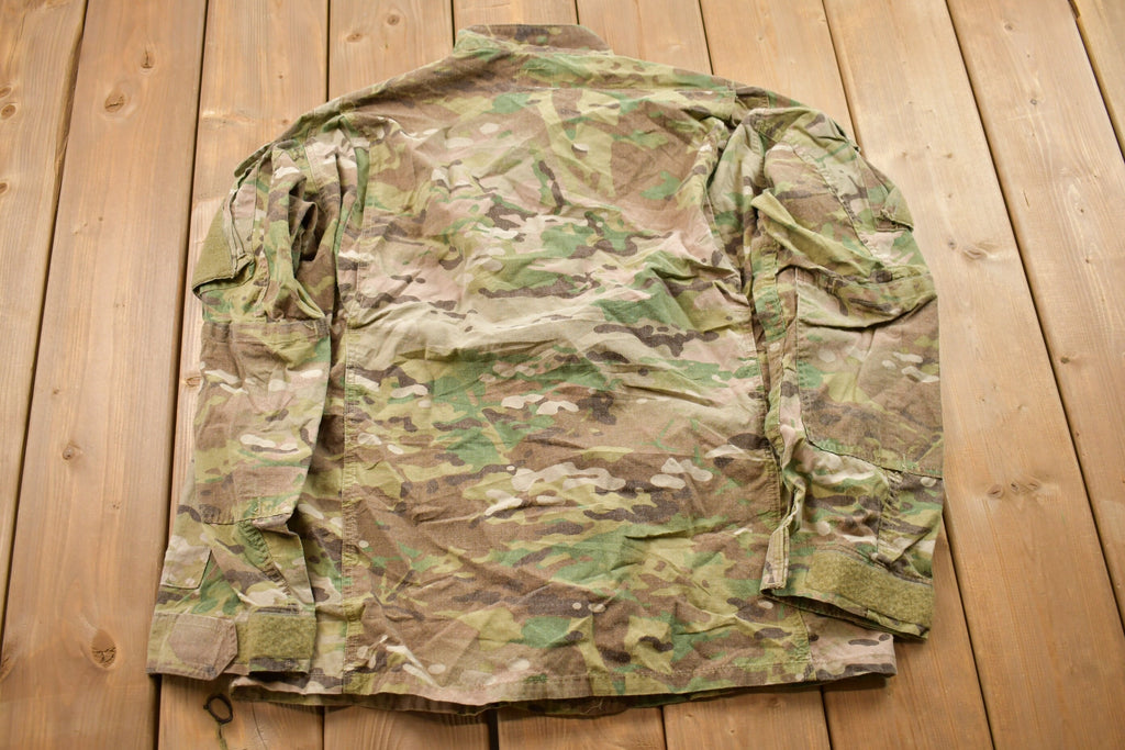 Vintage Military Button Up Shirt
