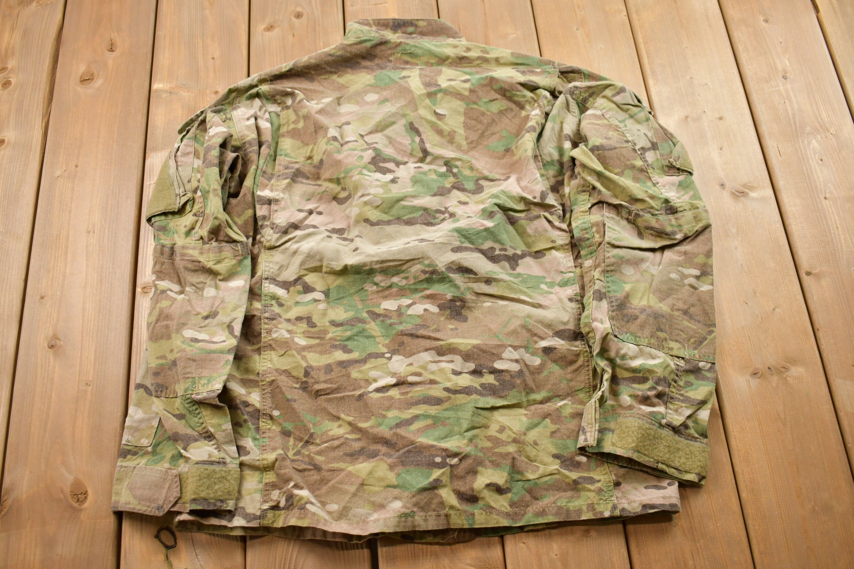 Vintage Military Button Up Shirt