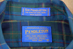 Vintage 1990s Pendleton Tartan Plaid Button Shirt