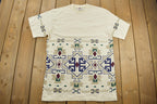 Vintage 1990s Art Unlimited Aztec Pattern Graphic T-Shirt