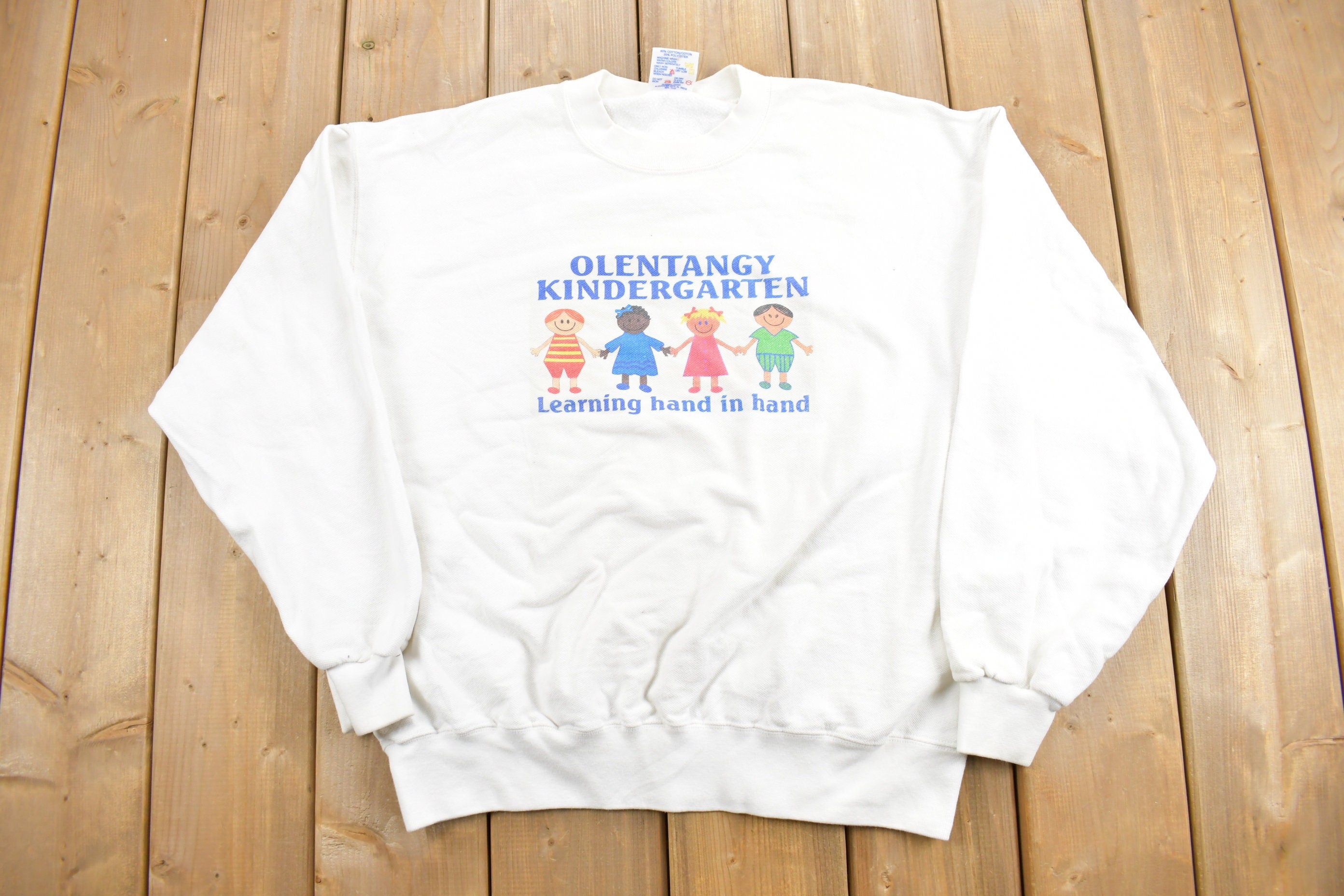 Vintage 1990s Olentangy Kindergarten Crewneck Sweatshirt