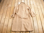 Vintage 1980s The Gleneagles Cashmere Over Coat Size 16
