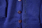 Vintage 1970s Warren Knit Perfect Mild Distress Cardigan Sweater Made In USA