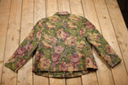 Vintage 1990s Jessica Howard All Over Floral Theme Button Up Blazer Sweater