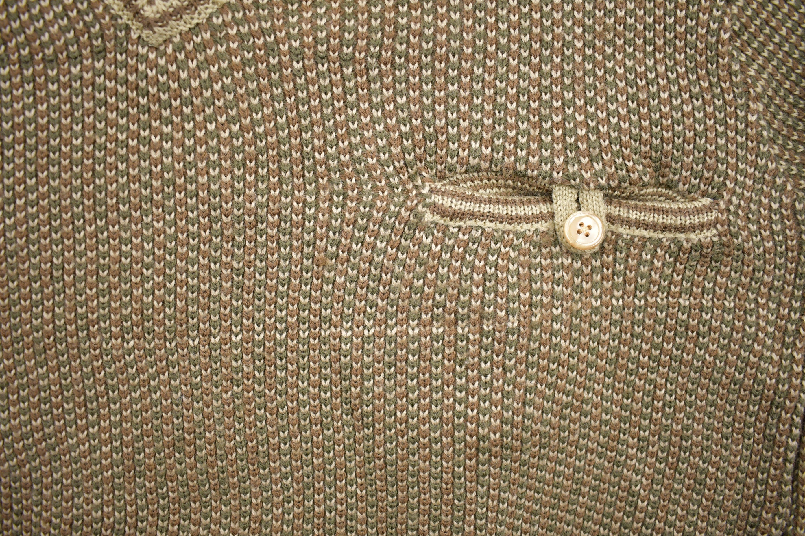Vintage 1980s Kaid Daniel Mitchell Wool Knit Sweater