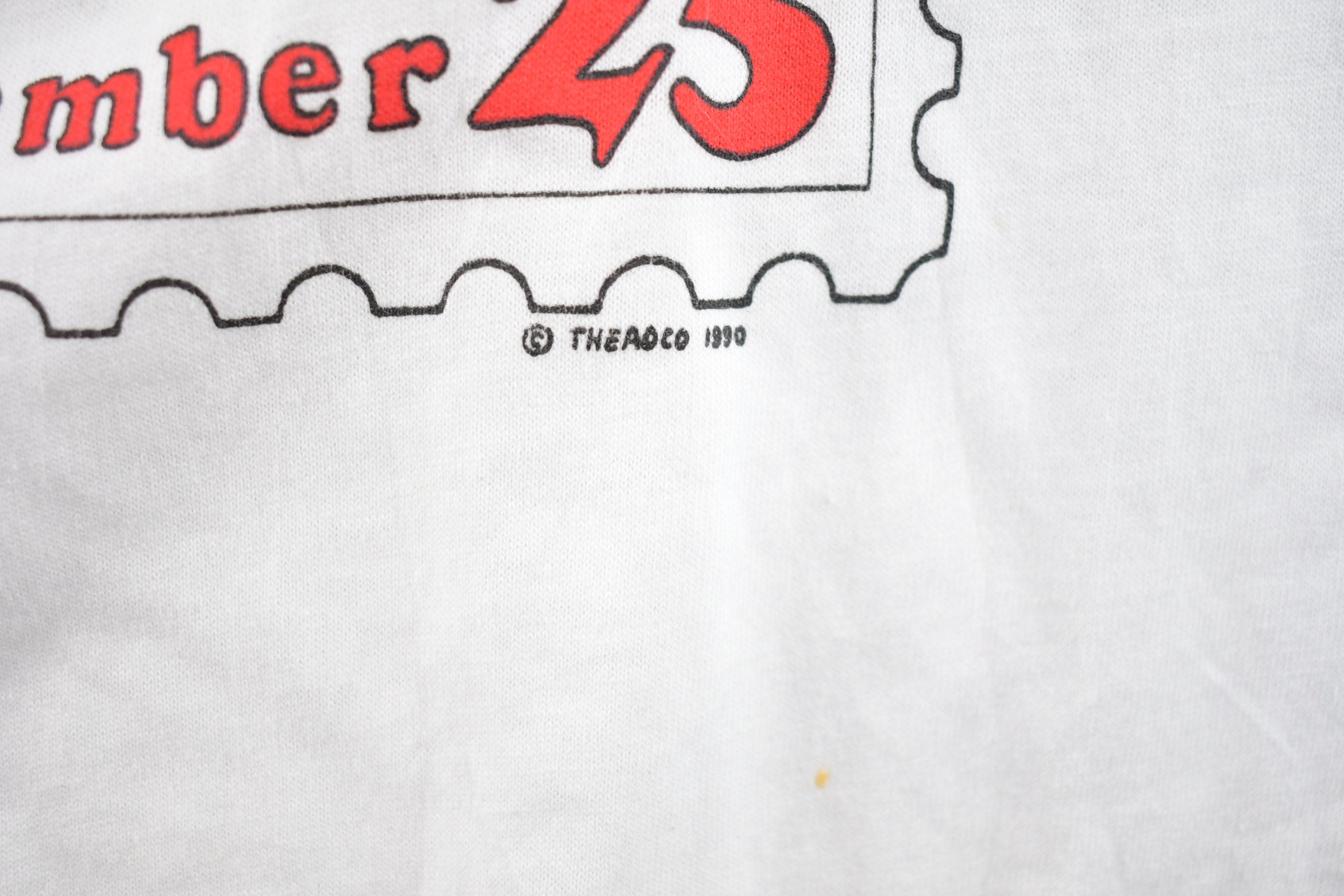 Vintage 1990 Cute Christmas Snowman Graphic T Shirt