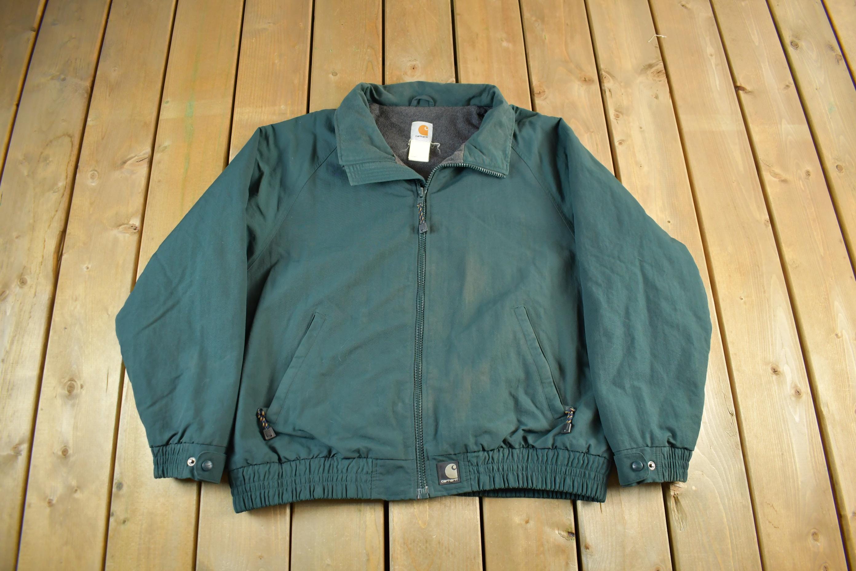 Vintage 90s Carhartt J72 Jacket XL - Fleece Lined Workwear