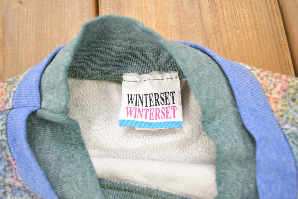 Vintage 1990s Winterset Cute Plaid Crewneck Sweater