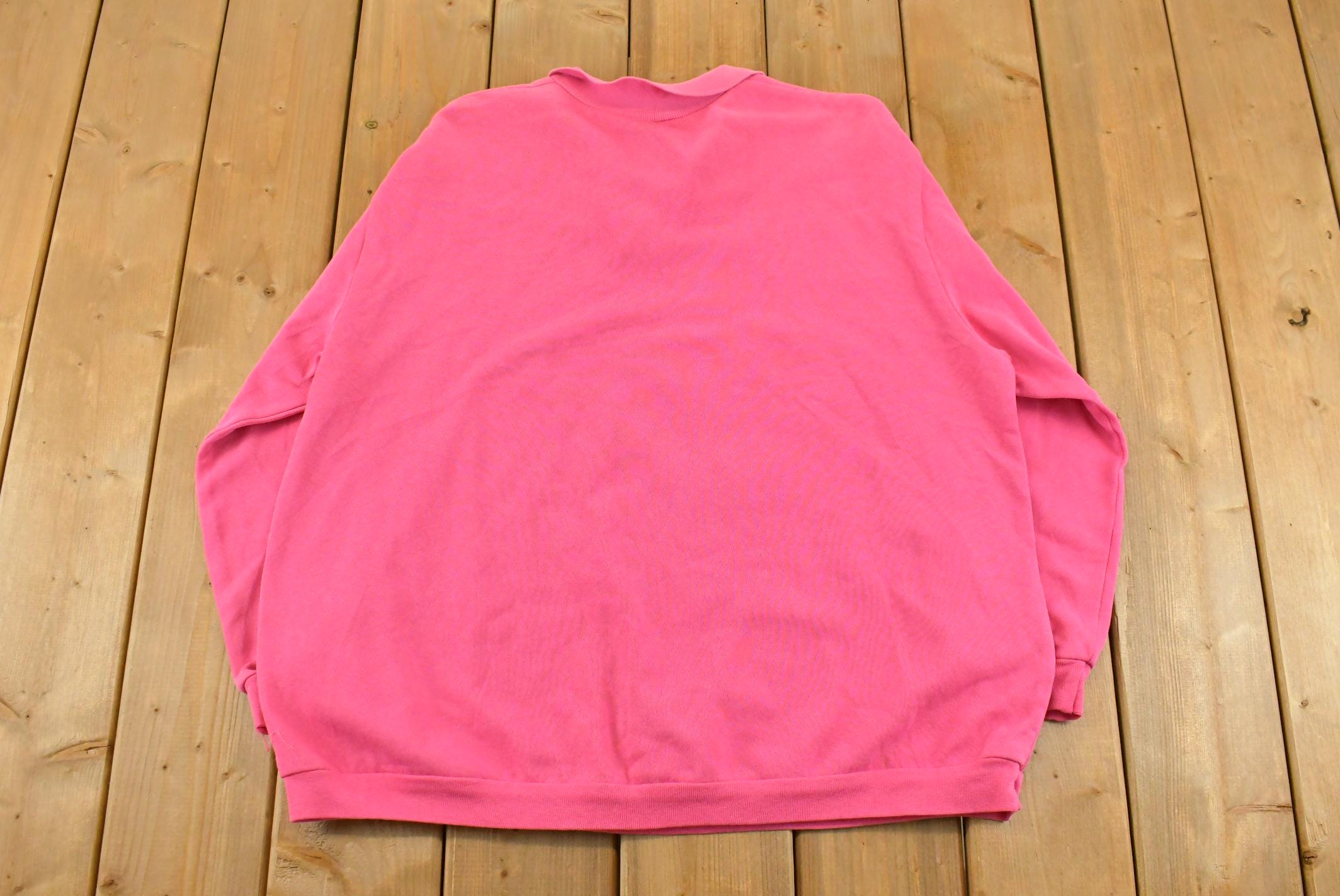 Vintage 1990s BHPC II Blank Collared Sweatshirt Sun Faded Women's 3X