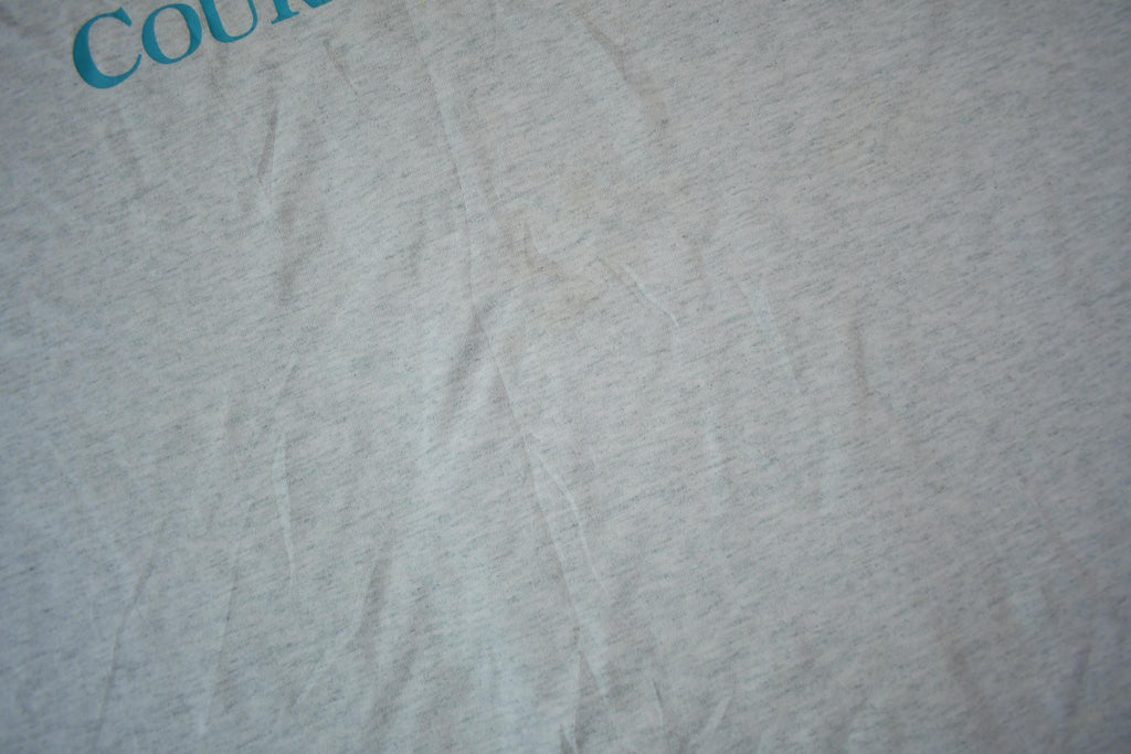 Vintage 1990s The Courier News Single Stitch Graphic T-Shirt Made In USA