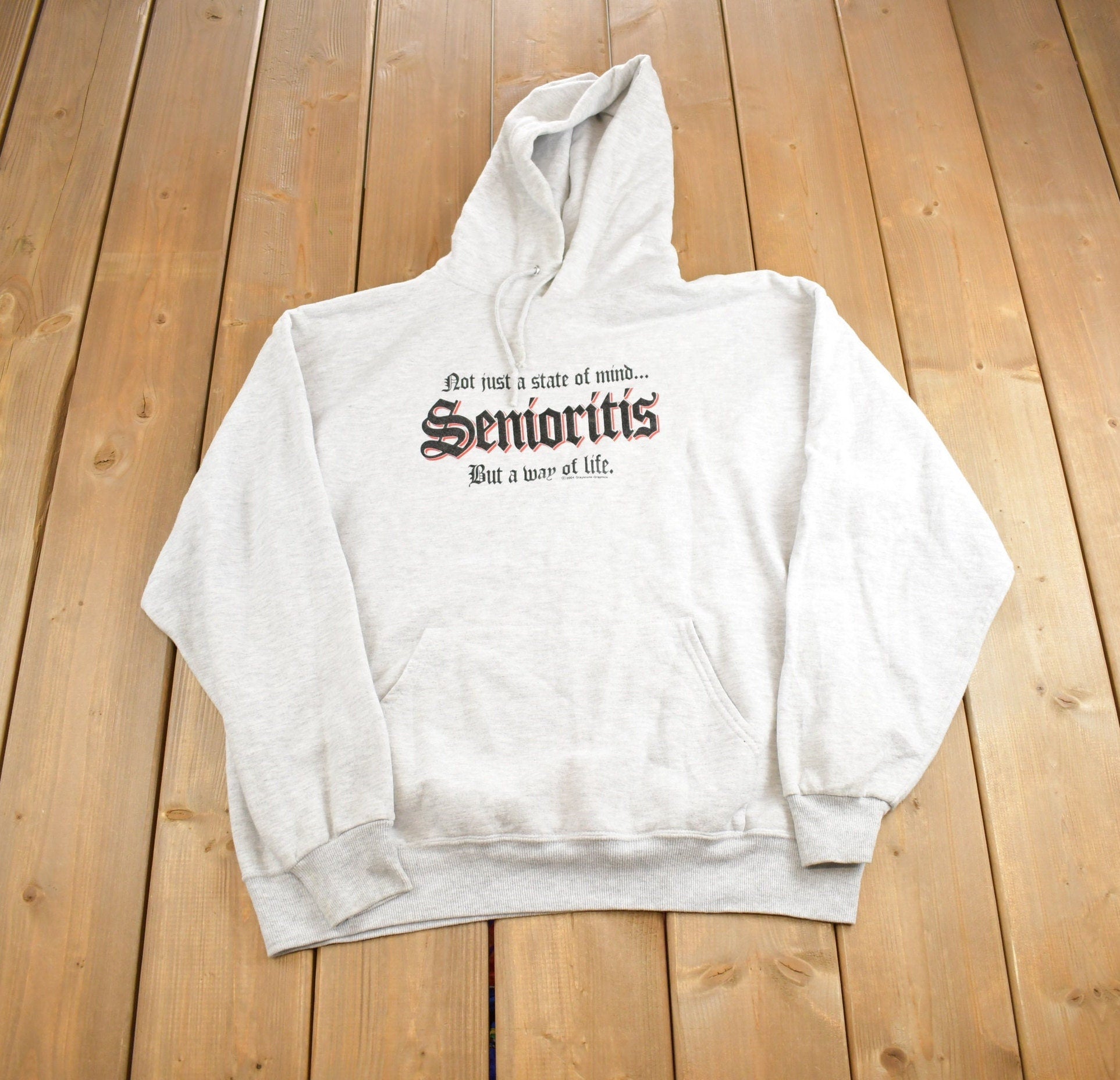 Vintage 2004 Belleville Highschool Seniors Graphic Hoodie