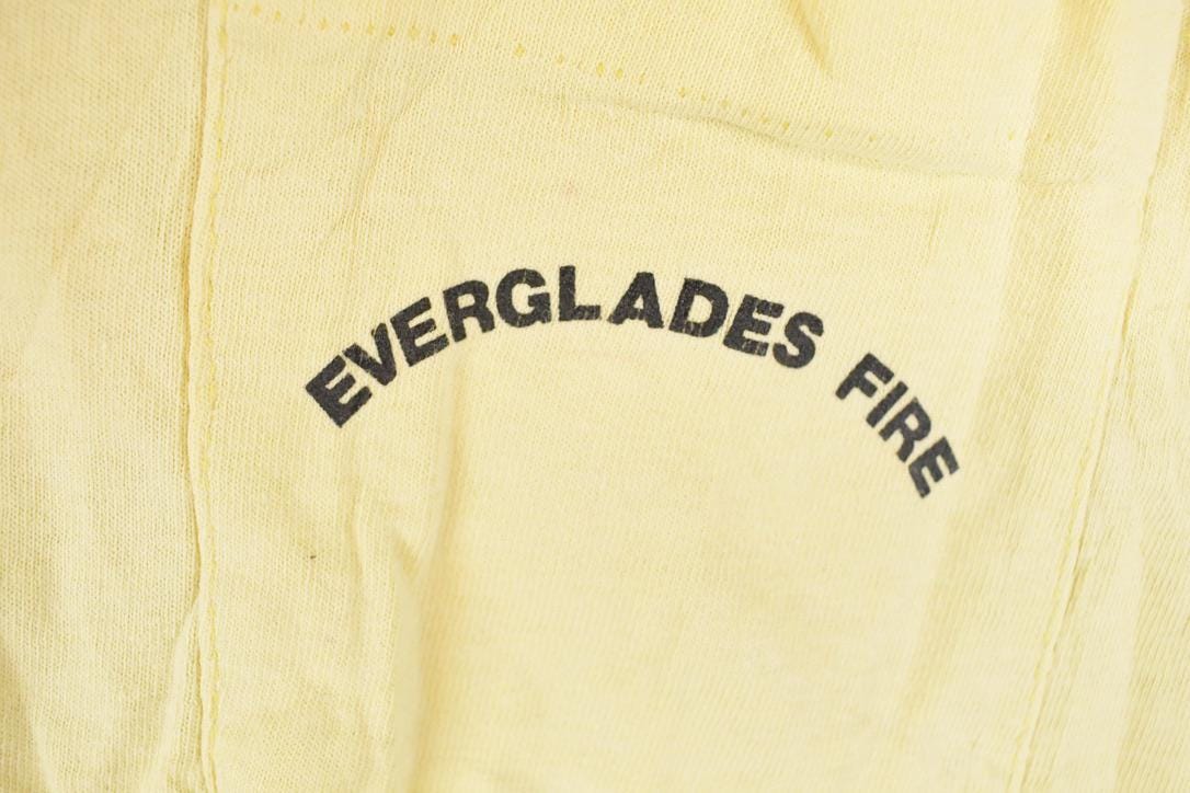 Vintage 1980s Everglades Fire Management Souvenir Pocket T-Shirt Men's M