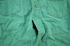 Vintage 1990s Attitude Blank Green Button Up Shirt