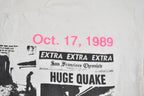 Vintage 1989 San Francisco Earthquake Souvenir T-Shirt