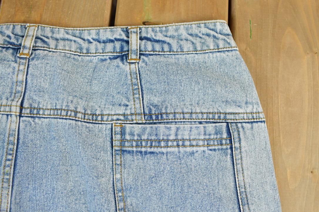 Vintage 1990s Jeanology Baggy Denim Jeans Size 34 x 31 Made In USA