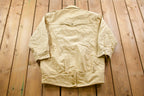 Vintage 1980s Leather Button Up Jacket
