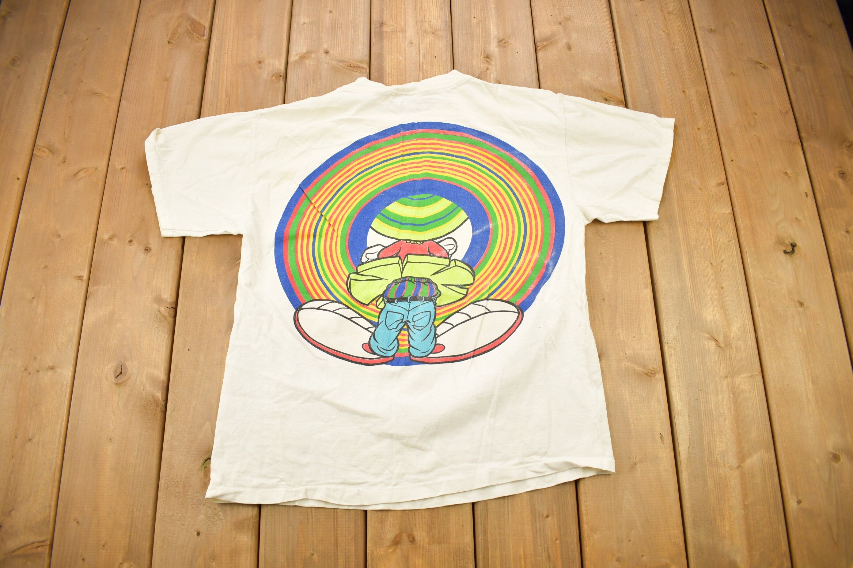Vintage 1993 Marvin The Martian Looney Tunes Cartoon Promo T-Shirt