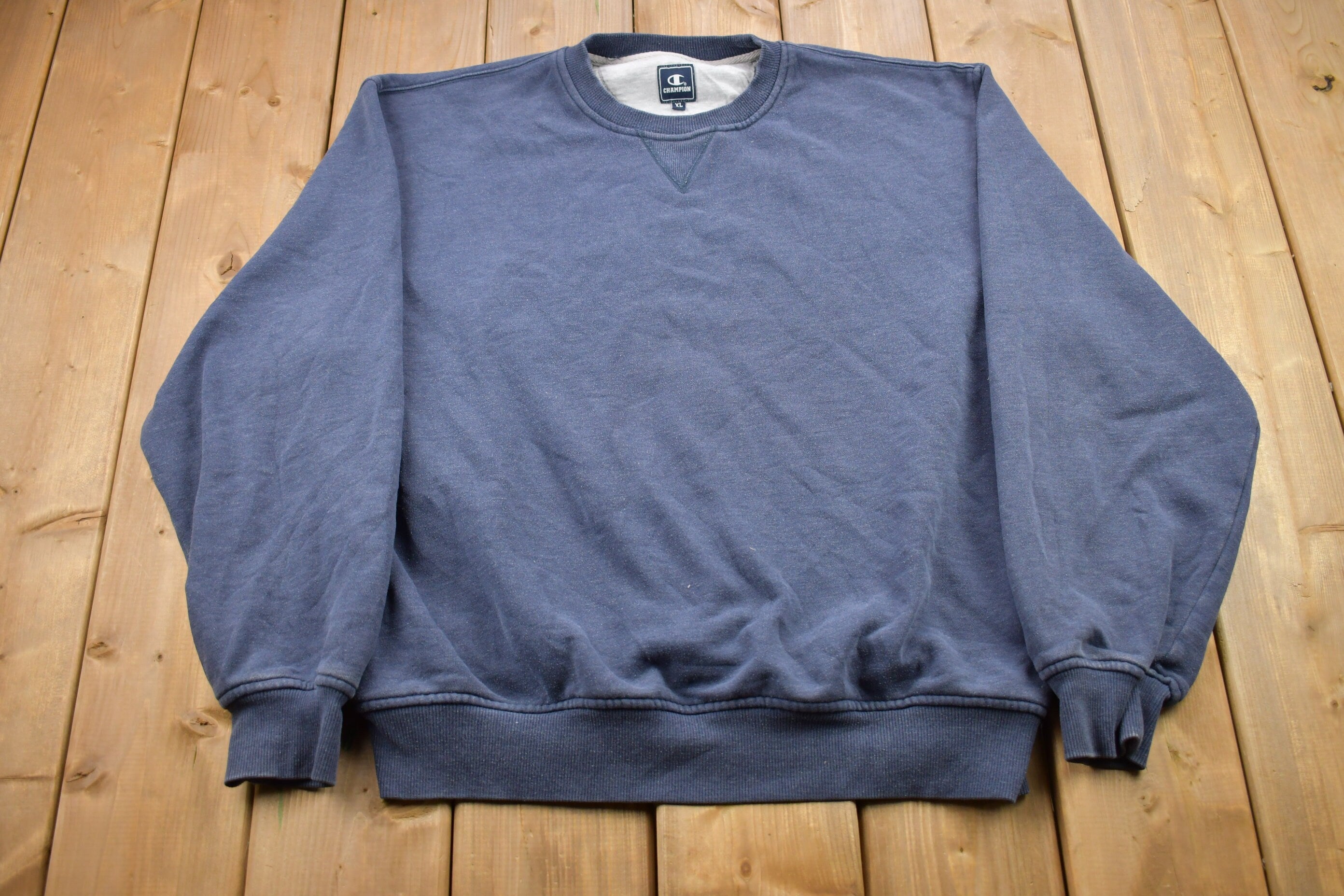 Vintage 1990s Blank Simple Champion Sweatshirt /
