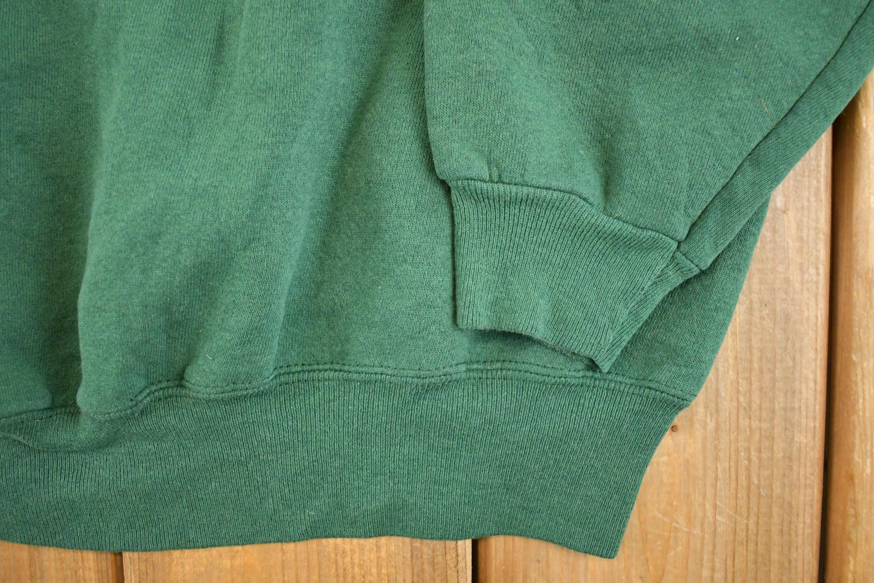 Vintage 1990s Hanes Premium Weight Streetwear Blank Crewneck Sweatshirt Men's L