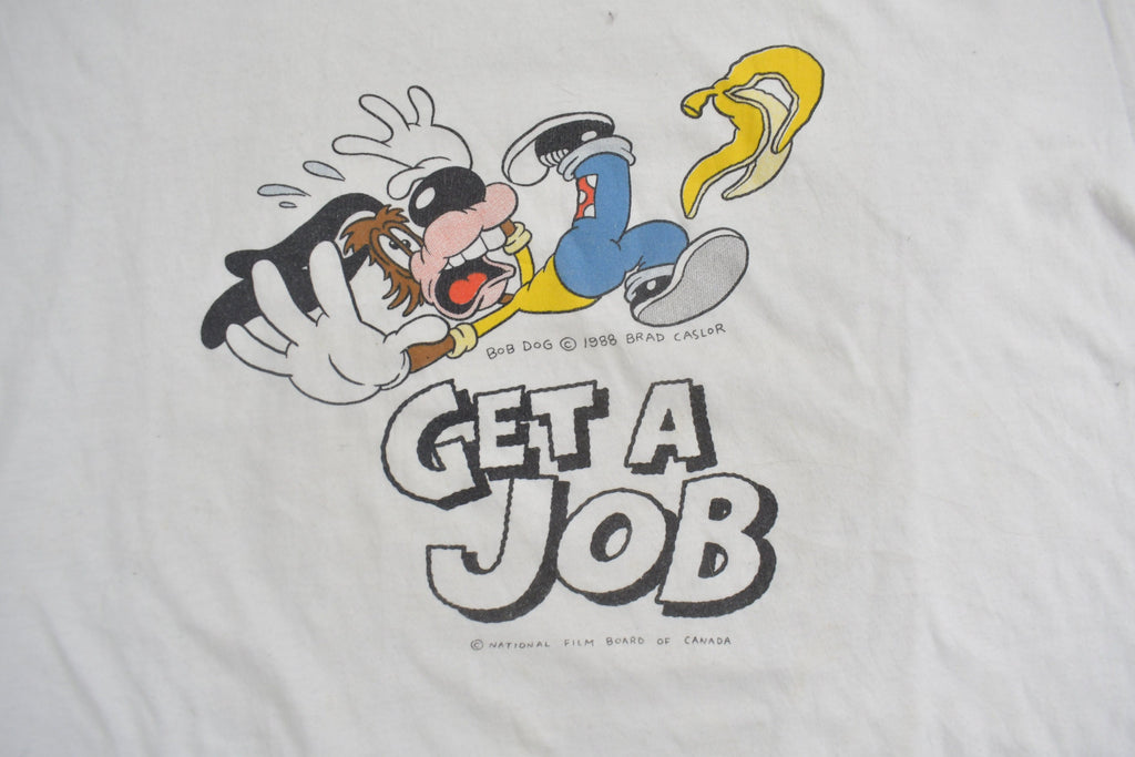 Vintage 1988 Get a Job bob Dog Graphic T Shirt