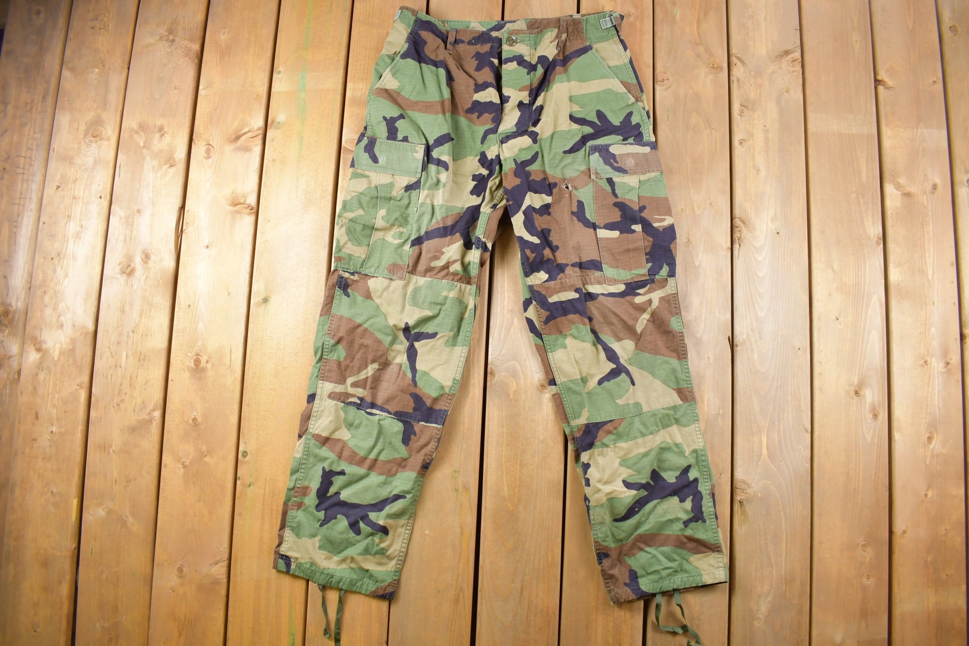 Vintage 2001 Army Military Camouflage Cargo Pants Size 32 x 31