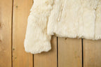 Vintage 1980s Berman's Rabbit Fur Coat Women's Small