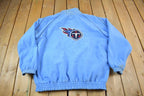 Vintage Y2K Tennessee Titans NFL Reversible Fleece Football Jacket